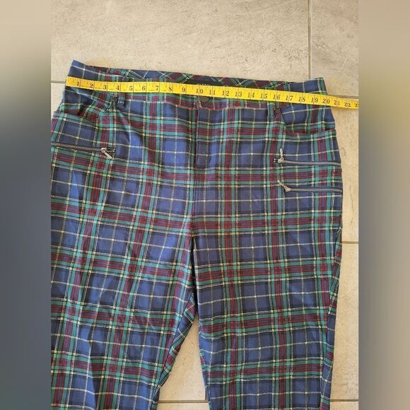 Torrid multicolor plaid trousers size 22 - Picture 4 of 7
